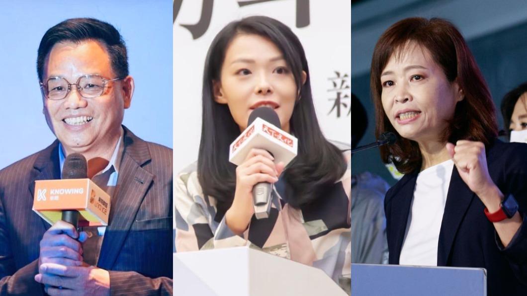 新竹市長候選人林耕仁(左)、高虹安(中)、沈慧虹(右)。(圖/翻攝自林耕仁、高虹安、沈慧虹臉書)
