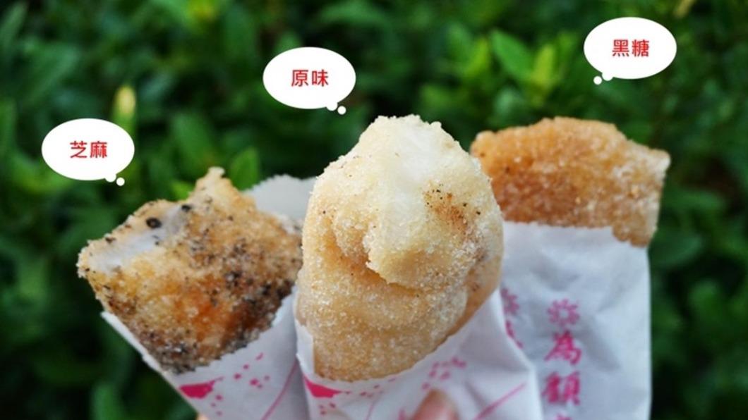 「萬白糖粿蕃薯椪」在台南已經賣超過60年,都是現點現炸。(圖/PEKO の Simple Life提供)