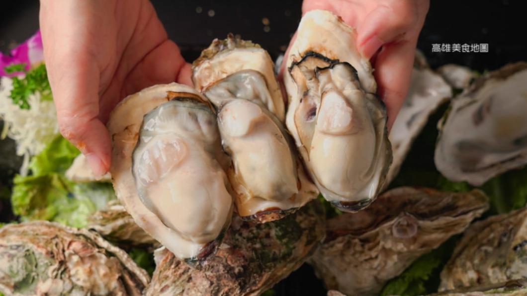 烘烤後的生蠔少掉部分海腥味,特別推薦不敢吃生食的朋友嘗試。(圖/高雄美食地圖提供)