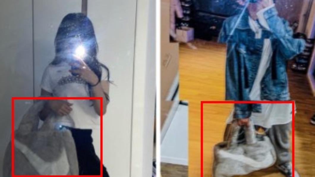 金多娟與Won都有一樣的灰色毛絨手提包。（圖／翻攝自@kkamjjikisodaa Twitter）