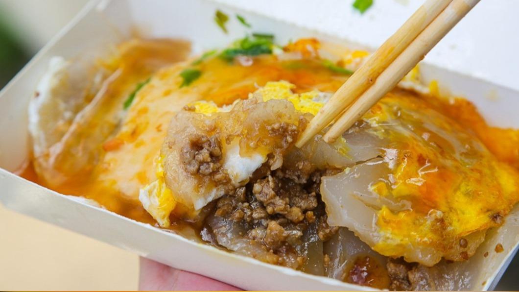 粿仔外層有一點焦香感，口感有Q勁。（圖／台南好Food遊提供）  