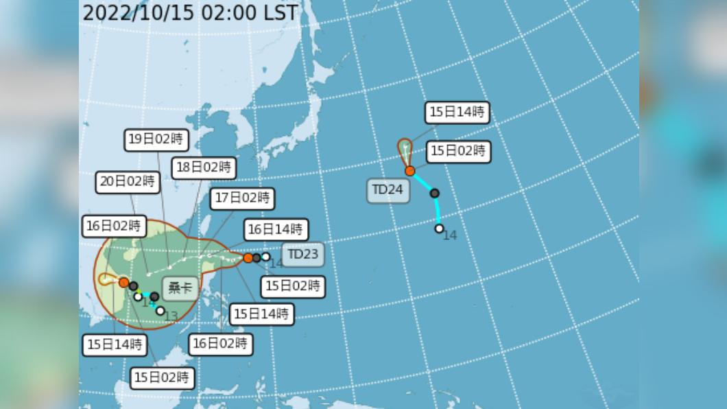 06:00天氣即時報/太平洋上一颱風二熱低壓 注意恐成颱發海警