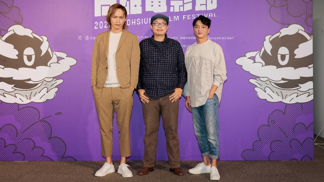 黃鐙輝、導演黃柏蒼、藍葦華。(圖/高雄電影節提供)