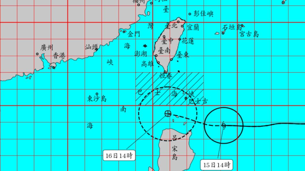 颱風「尼莎」海警!暴風圈路徑曝光 8縣市慎防豪雨