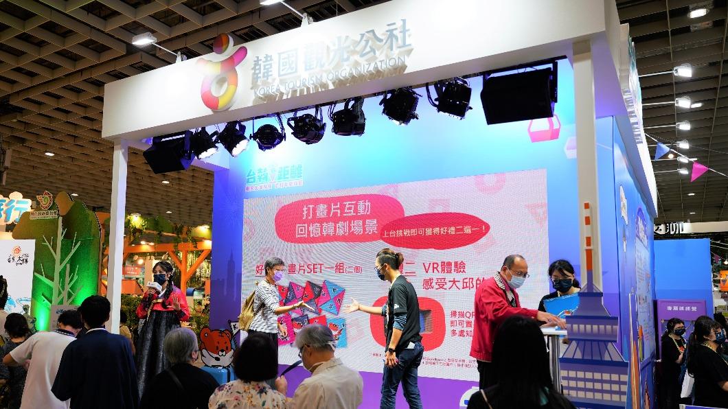 今年除了韓國館外首爾觀光財團再度獨立參展。(圖/台灣觀光協會提供)