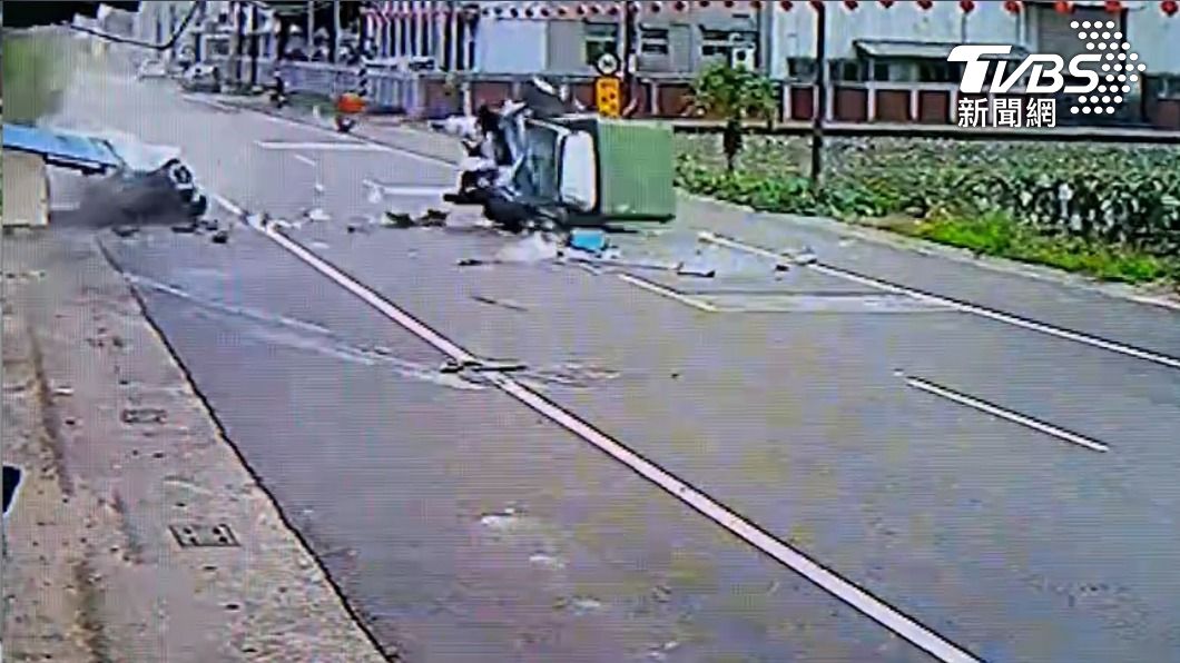陳男酒駕肇事。（圖／TVBS）