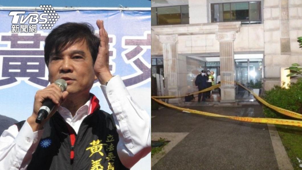 黃義交昨在自宅墜樓身亡。（圖／TVBS）