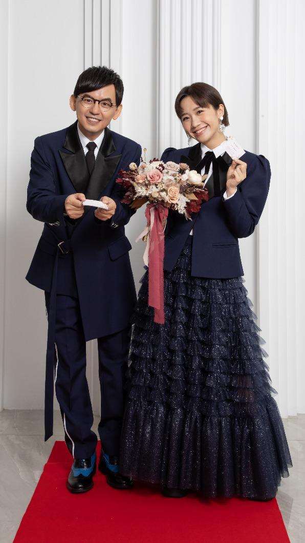 黃子佼、Lulu以《婚禮歌手》入圍金鐘獎。(圖/三立提供)