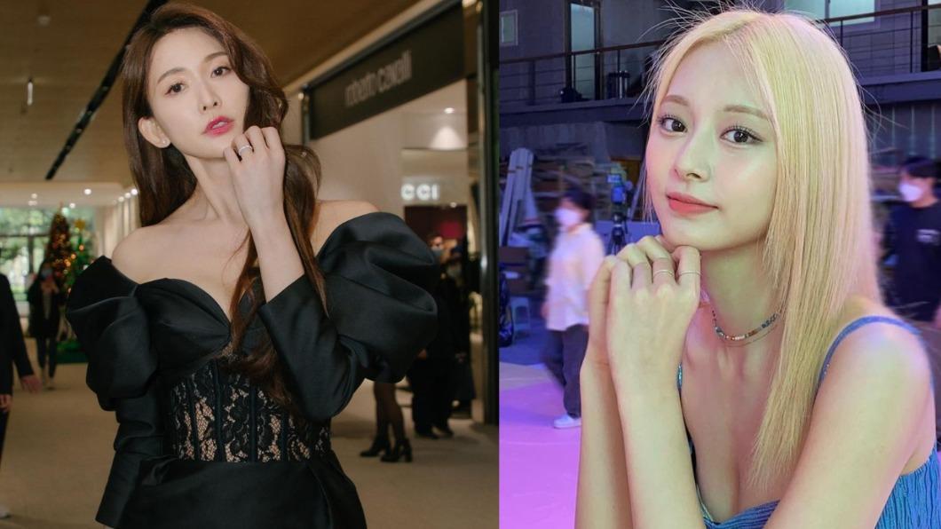 林志玲與周子瑜都是台南美女。（合成圖／翻攝自林志玲、子瑜IG）