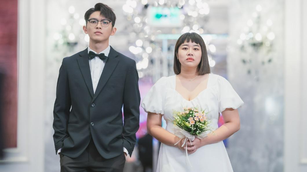 「寶仔CP」林輝瑝與李星鏴 五年後竟鬧離婚 辦起離婚派對。(圖/TVBS)