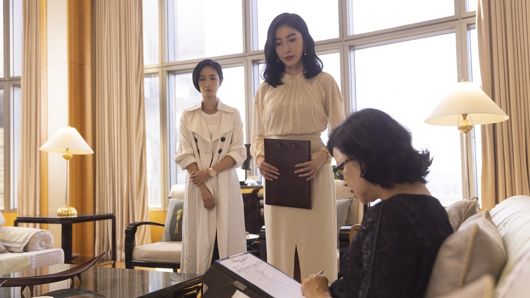桂綸鎂在第六集中與楊謹華和楊貴媚同台飆戲。(圖/Disney+提供)