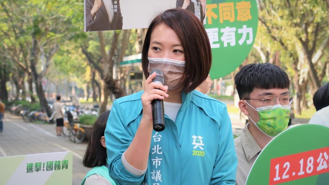 民進黨台北市議員簡舒培。(圖/翻攝自簡舒培臉書)
