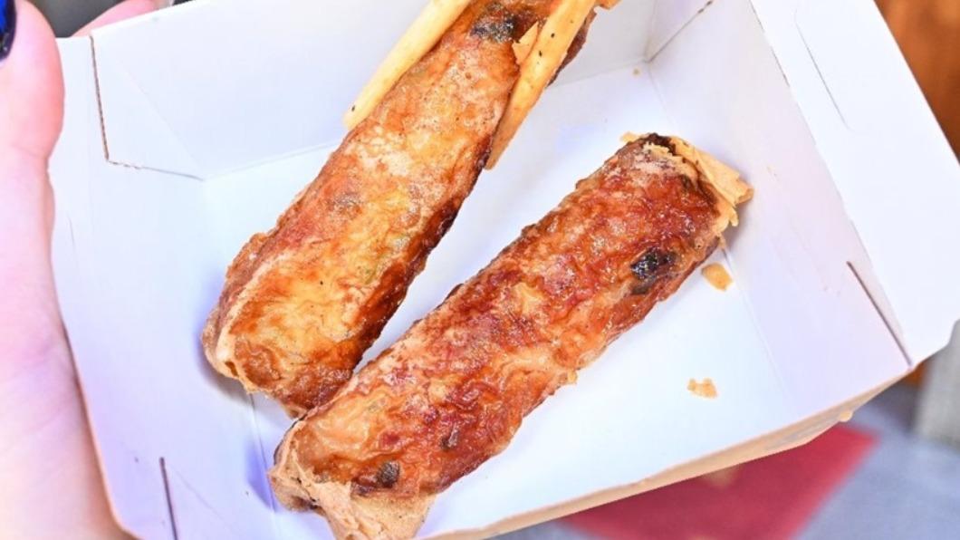 加價升級小點心炸蝦卷，1份2條口感扎實。（圖／糖糖's 享食生活提供）