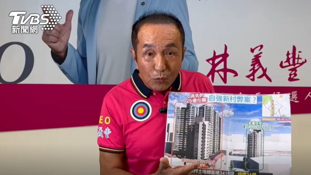 林義豐針對社宅推出政策。(圖/TVBS)