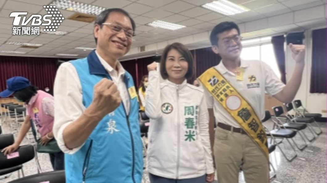 屏東縣長選舉三強鼎立 首度同框後掃街拜票