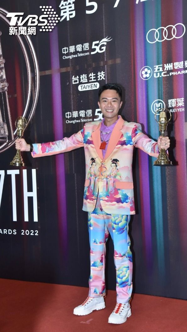 柯大堡靠《寶島神很大》拿下生活風格節目主持人獎。（圖／TVBS黃城碩、梁恩誌攝）