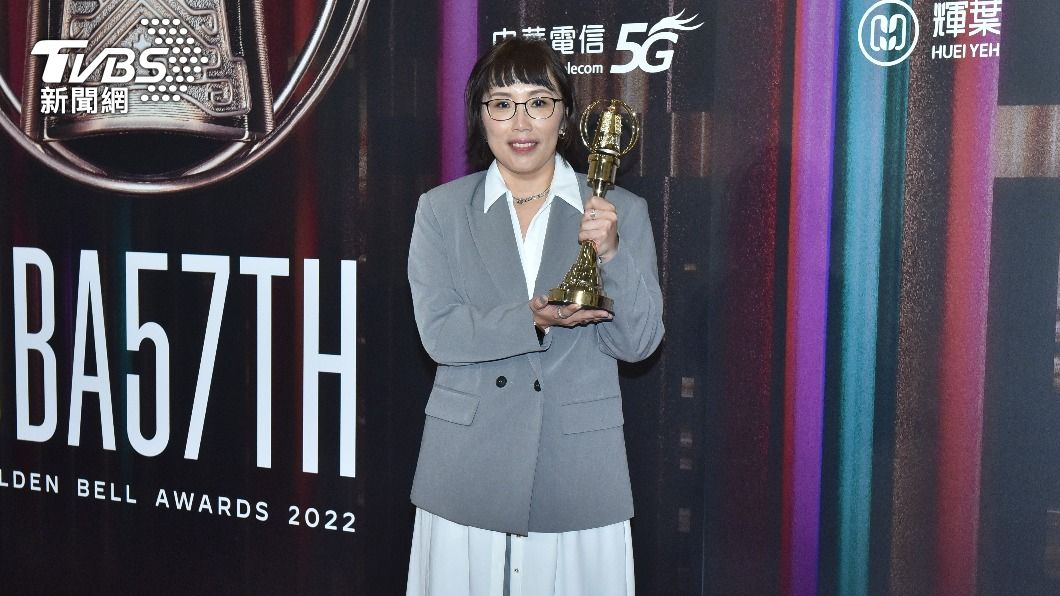 陳美而奪下一般節目類導播獎。（圖／TVBS黃城碩、梁恩誌攝）