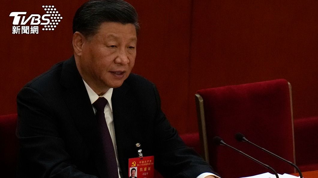 中共領導人習近平兩度提及「新時代黨解決台灣問題的總體方略」。（圖／達志影像美聯社）