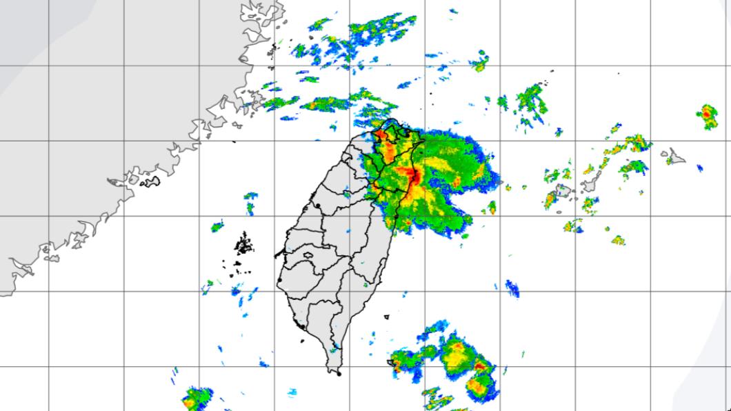 受東北風影響,氣溫逐漸轉涼。(圖/中央氣象局)