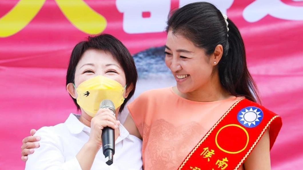 台中市長盧秀燕、南投縣長候選人許淑華。(圖/盧秀燕臉書)