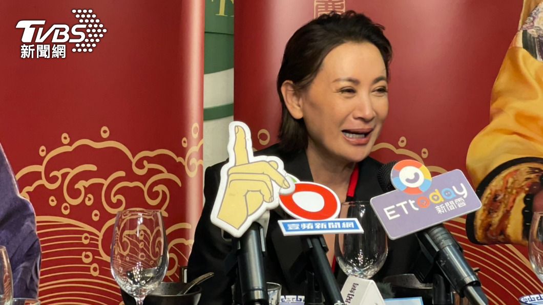 金鐘影帝陳亞蘭出席慶功宴。(圖/謝佩樺攝)