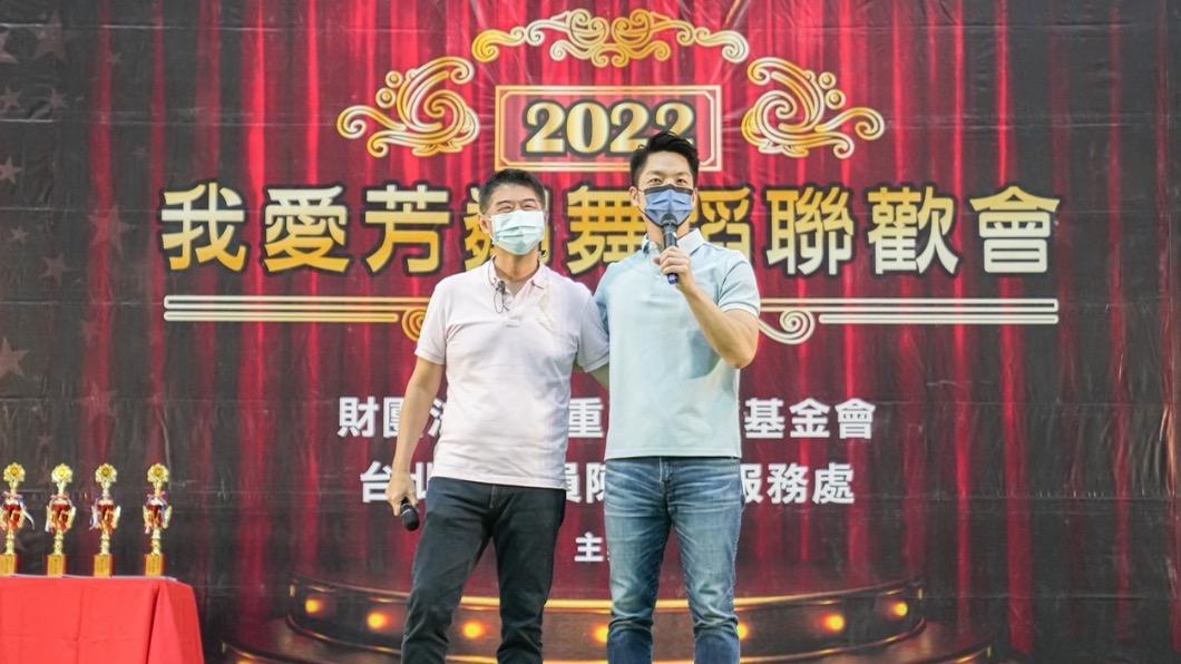 國民黨台北市長候選人蔣萬安(右)。(圖/蔣萬安競辦提供)