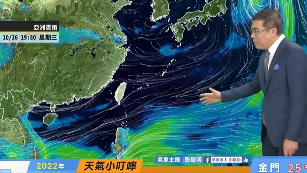下週天氣將轉乾。（圖／翻攝自彭啟明臉書）
