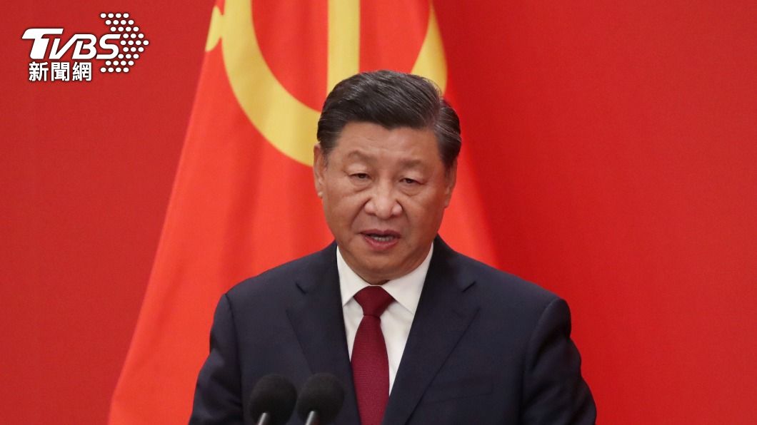 中國國家主席習近平連任三屆中共總書記。(圖/達志影像美聯社)