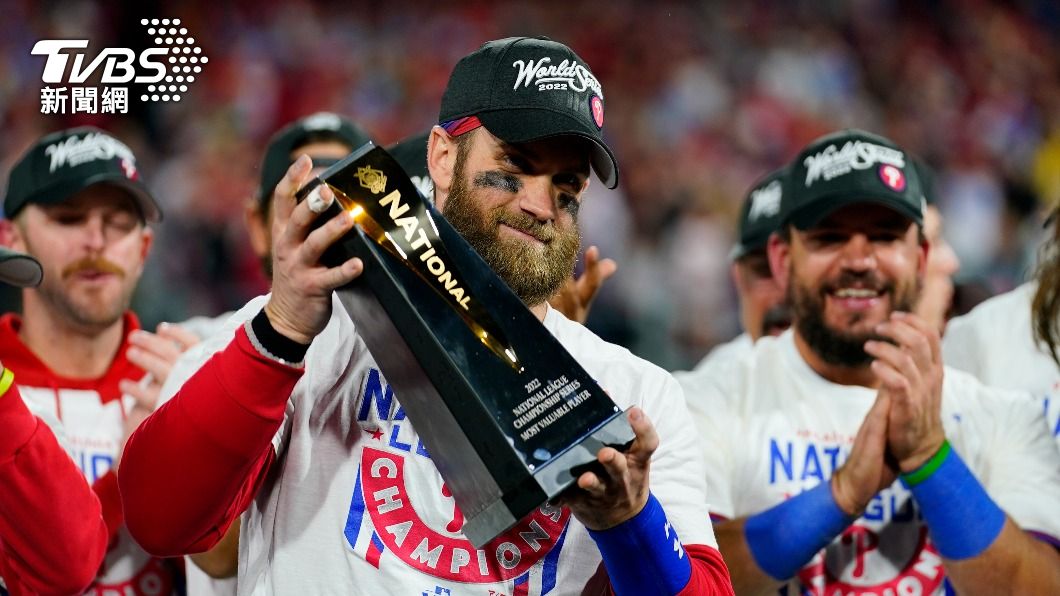 MLB哈波敲致勝2分砲 費城人奪國聯冠軍晉世界大賽