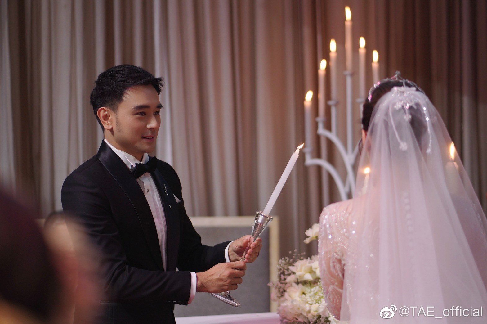 TAE絕美婚禮照曝光。(圖/翻攝TAE微博)