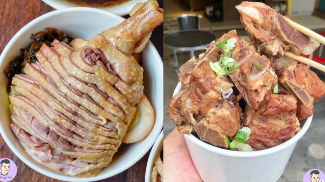 不用百元吃飽飽！台南超夯爆量鴨腿飯　鴨血、排骨夾好夾滿
