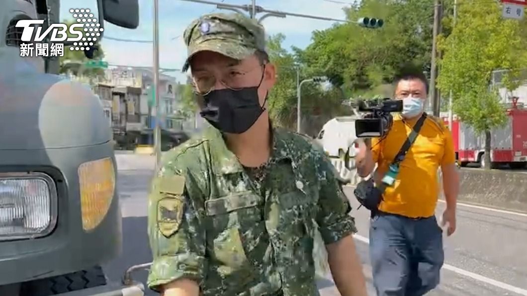肇事陳姓軍用卡車駕駛。（圖／TVBS）