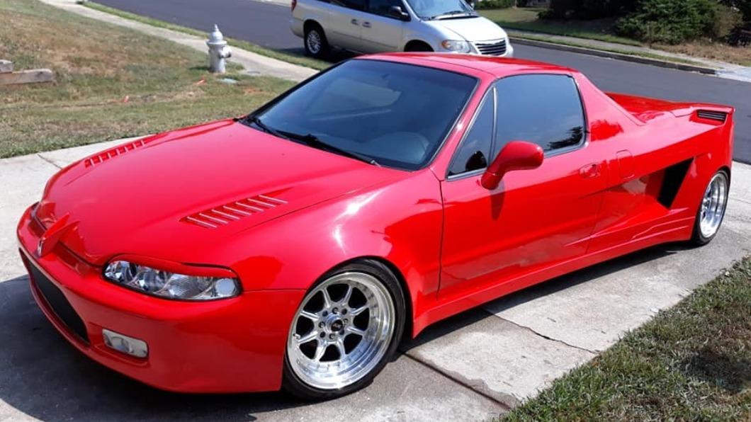 本田迷崩潰?加長CRX Del Sol 車尾魔改激似跑車