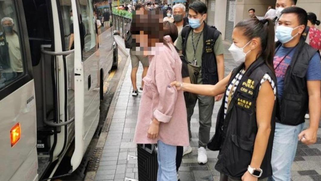 日本女優愛澤乃亞在香港從事性交易被逮。(圖/翻攝自推特)