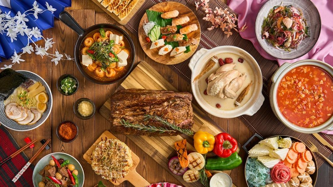 MJ KITCHEN於2022年11月15日止推出東北亞美食節主題菜色。(圖/國泰飯店觀光事業提供)