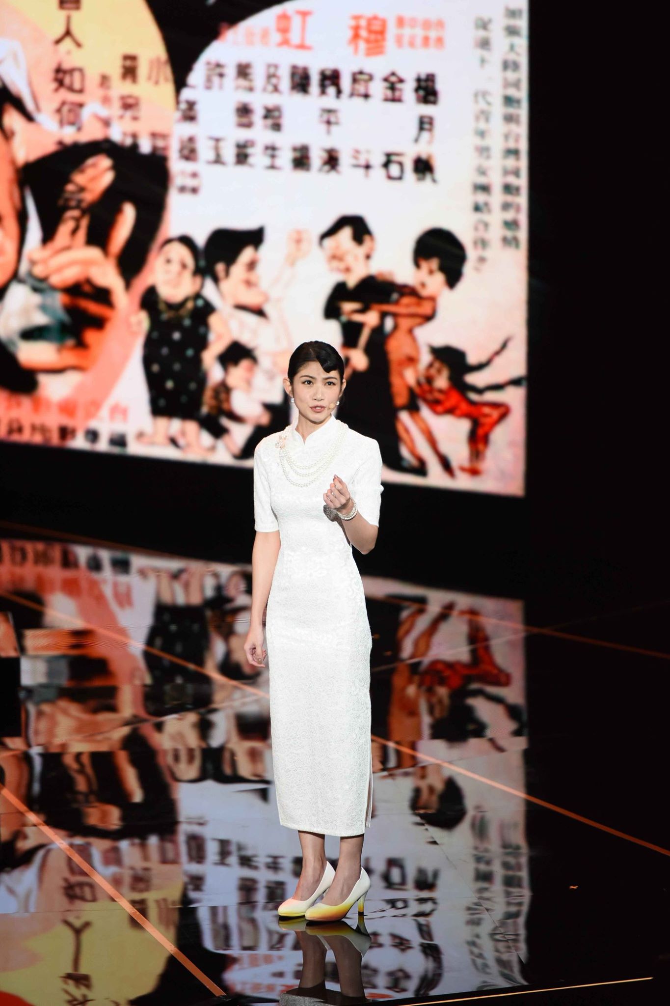 陳子福手繪海報2019年重現在金馬獎裡。(圖/翻攝自金馬影展 TGHFF 臉書)