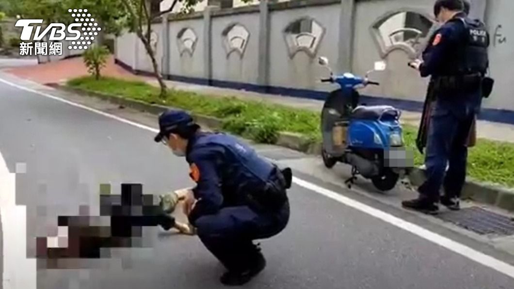花蓮猛颳7級風!婦人騎車上橋竟被吹翻 慘墜7米高路面