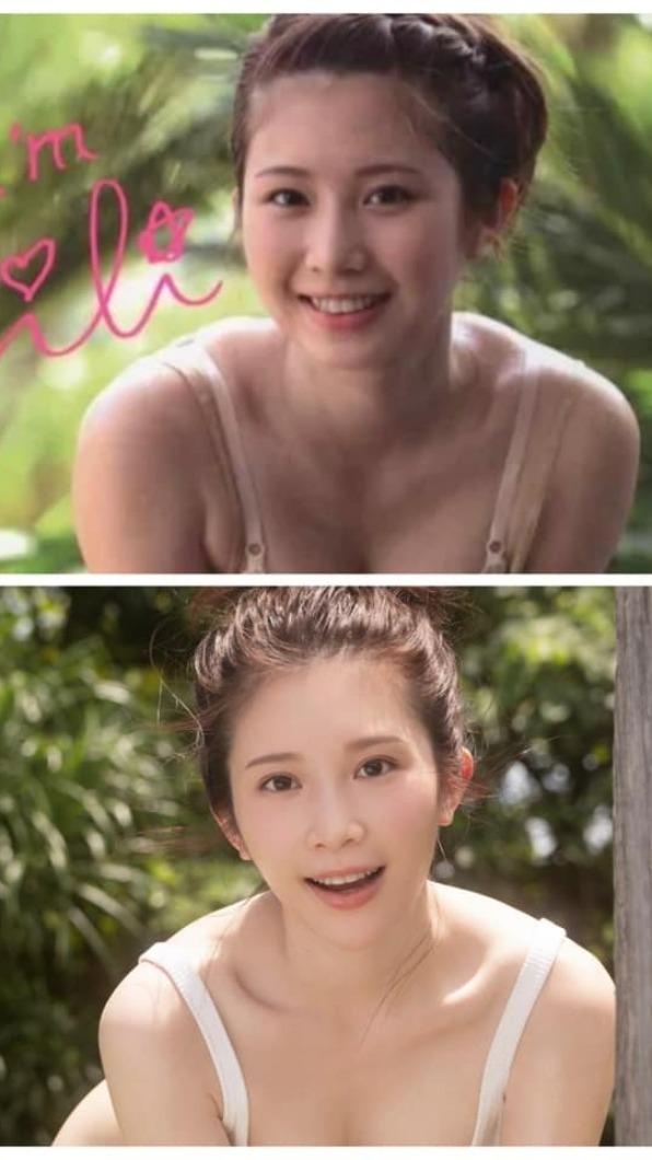 鄭家純曬出10年前(上圖)與現在的對比照。(圖/翻攝自鄭家純臉書)