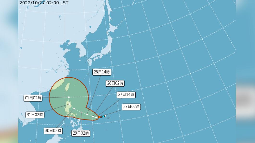 今晚變天北東部短暫雨 熱低壓最快今成颱「奈格」又週休雨襲