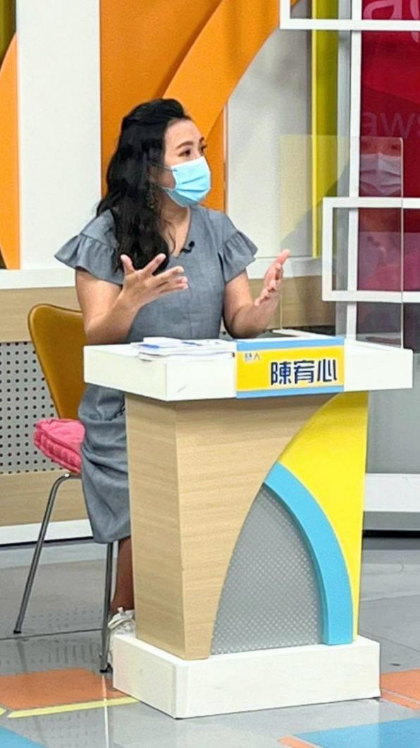 陳宥心過往曾主持過靈異節目。（圖／和展影視提供）