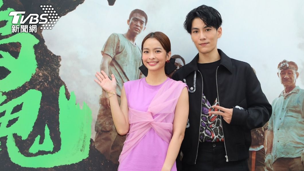 林子閎、葉星辰出席茁劇場《綠島金魂》首映會。(圖/黃城碩攝)