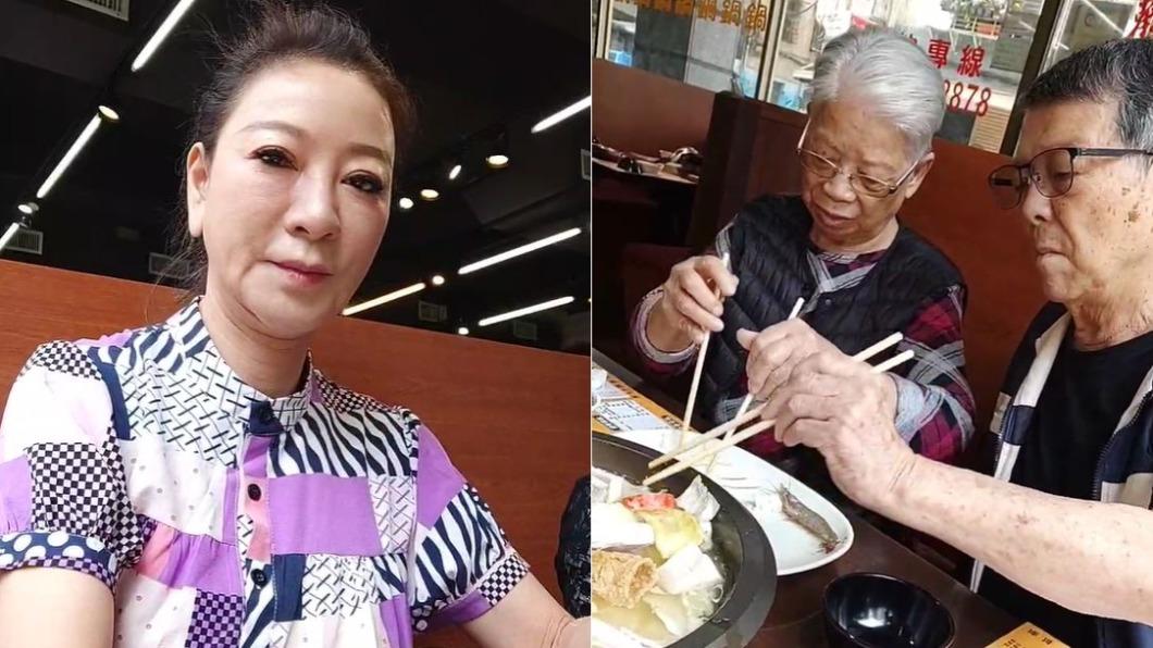 楊繡惠對爸媽十分孝順。(圖/翻攝自楊繡惠臉書)