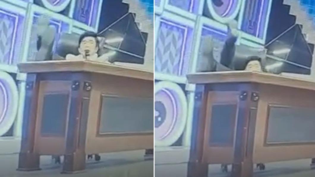 吳宗憲重心不穩。(圖/翻攝自吳宗憲IG)