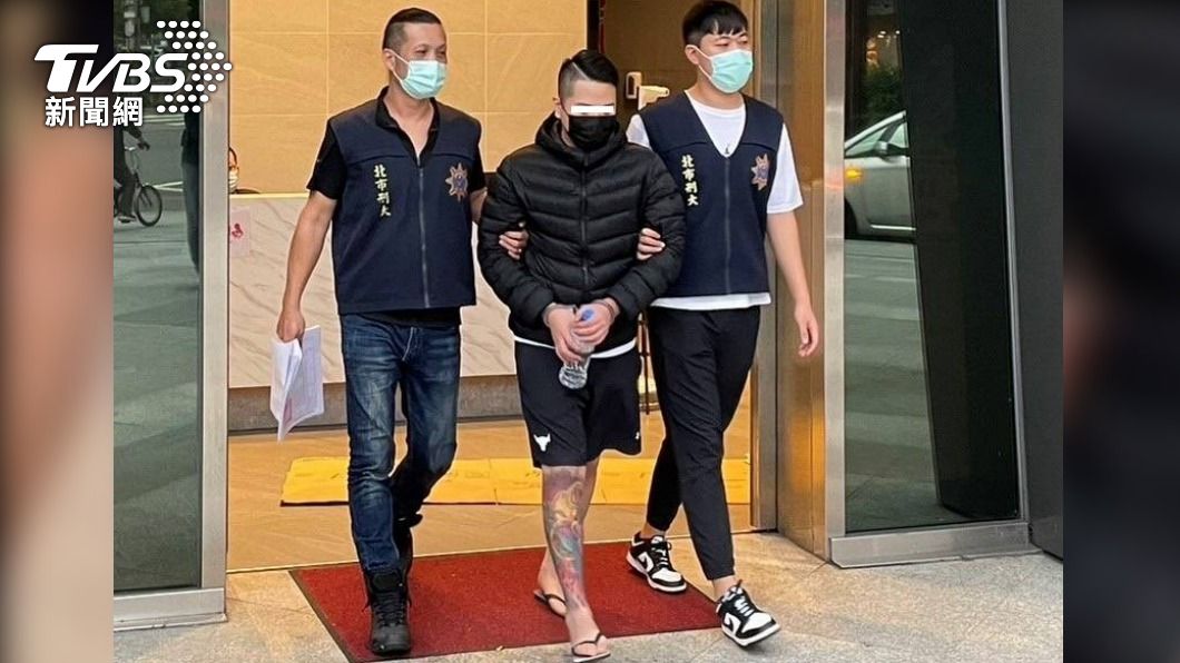 林男被警方移送法辦。(圖/TVBS)