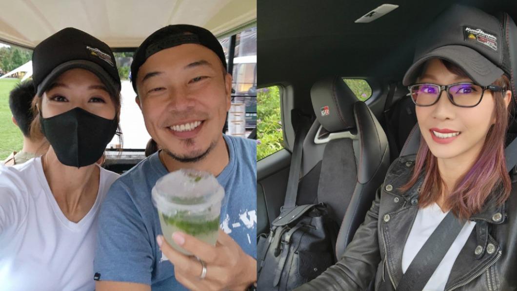 沈慧蘭與老公林沅滸被稱為賽車界神鵰俠侶。(圖/翻攝自沈慧蘭臉書)