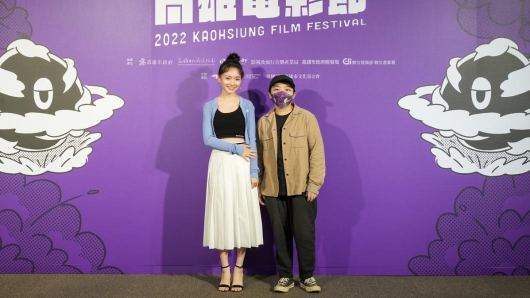 《幻象人》演員喬湲媛(左)、導演王逸鈴。(圖/高雄電影節提供)