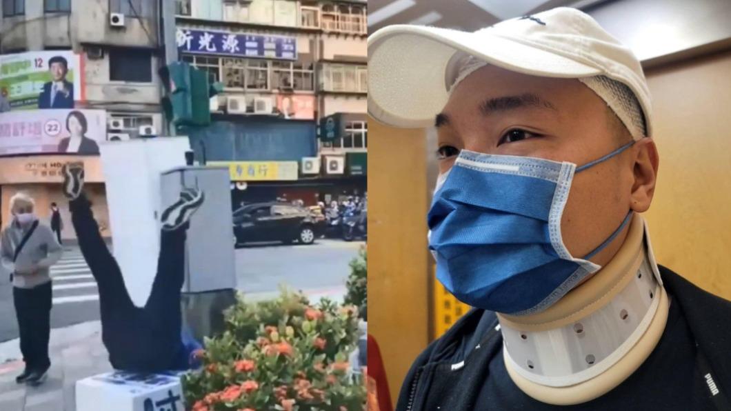 街講突重摔後腦著地!楊植斗「戴護頸套」出院了 憔悴傷況曝