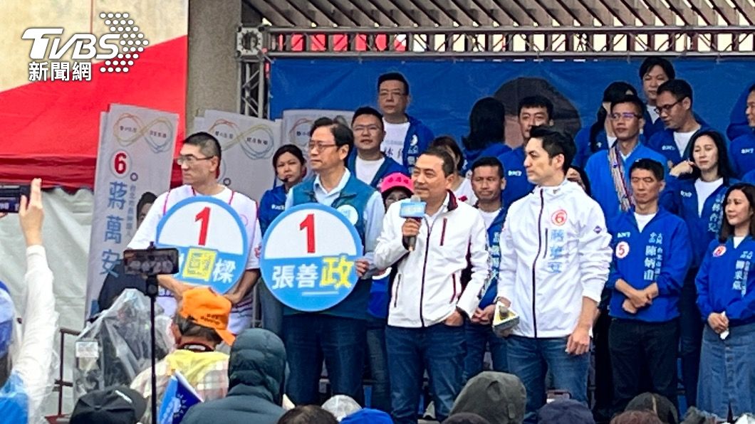 同台蔣萬安、張善政造勢 侯友宜喊「共同守護大台北」