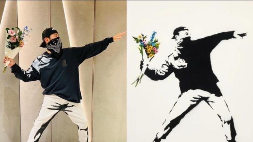 周杰倫扮Flower Thrower。（圖／翻攝自jaychou IG）