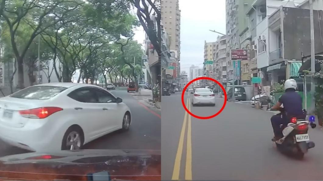 報應來得及時!囂張男二度逼車 下一秒遭警追捕氣焰全消